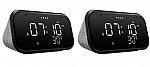 Lenovo - Smart Clock Essential 4" Smart Display with Google Assistant (2 for $40)