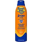 6-Oz Banana Boat Sport Ultra Clear Sunscreen Spray (SPF 100) $4.79
