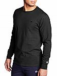 Champion Men's Classic Solid Jersey Long Sleeve T-Shirt $12.75