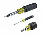 Klein Tools 3-pc Multi-Bit Screwdriver and Nut Driver Set $17