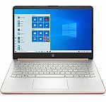 HP 14-dq0070nr 14 HD Touch Laptop (N4020 4GB 64GB) $249