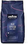 2.2 lb Lavazza Gran Espresso Whole Bean Coffee Blend $9.73