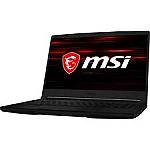 MSI GF63 THIN 15.6" FHD Gaming Laptop (i5-10500H 8GB 256GB RTX 3050) $749.99