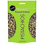 6-Oz Wonderful Pistachios w/ No Shells (Roasted and Salted) $4