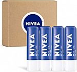 4-pack NIVEA Moisture Lip Care, Lip Balm Stick $4.88