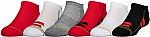 Gold Toe Boys' Ultra Tec No Show Socks, 6-Pairs $4