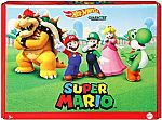 Hot Wheels 5-Pack Super Mario Character Cars (Mario, Luigi, Princess Peach, Yoshi & Bowser) $13.40 (Was $20)