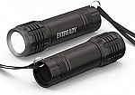 Eveready LED Tactical Flashlights S300 with Holsters (2-Pack) $9