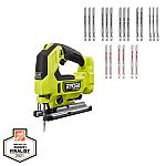 RYOBI Cordless Jig Saw + Blade Set (10-Piece) $79