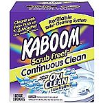 Kaboom Scrub Free! Toilet Bowl Cleaner System with 2 Refills $7.60