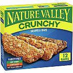 12-Count Nature Valley Granola Bars (Variety Pack) $2.25 and more