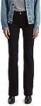 Levi's Women's Classic Bootcut Jean (soft black) $16.52