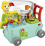 Fisher-Price Laugh & Learn 3-in-1 On-the-Go Camper, Walker & Activity Center $33.60