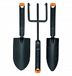 Fiskars 3 piece garden tool set $11.48