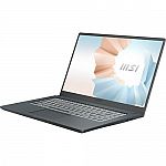 MSI Modern 15.6" FHD Ultrabook Laptop (i5-1155G7 8GB 512GB SSD) $499.99