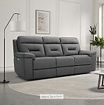 Lawton Fabric Power Reclining Sofa with Power Headrests $799.99