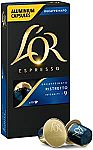 100-Count L'OR DECAF Nespresso Capsules $26
