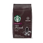 18 Oz Starbucks French Roast Dark Roast Ground Coffee $6.78