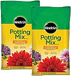 Miracle-Gro Potting Mix, 8 qt. (2 Pack) $7