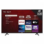 TCL 50" 4K UHD HDR Smart Roku TV 50S435 $272 (Target Circle Members)