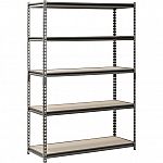 Muscle Rack (48x18x72") 5-Shelf Steel Freestanding Shelves $70