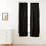 2-Pack Amazon Basics Portable Window Blackout Curtain Shade $27.65