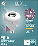 GE LED+ Speaker BR30 Bluetooth Smart LED Bulb $15.59