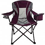 Ozark Trail Oversized Mesh Chair with Cooler, Black, Adult $13