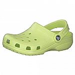 Crocs Unisex-Child Toddler Classic Clog (Lime Zest) $15.75
