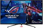 ASUS ROG Strix XG438Q 43” Large Gaming Monitor with 4K 120Hz FreeSync 2 HDR $689 (after rebate)