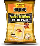 (Back) 10-Pack HotHands Body & Hand Super Warmers $2.90