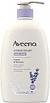 33-oz Aveeno Stress Relief Body Wash (Lavender Scent) $6.80