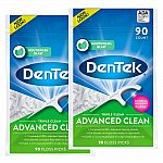 90-Ct DenTek Triple Clean Advanced Clean Floss Picks (2 for $2.90)