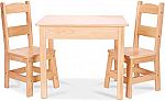 Melissa & Doug Solid Wood Table and 2 Chairs Set $79.80