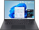 LG Gram 16" WQXGA IPS Laptop (i7-1165G7 16GB 1TB SSD) $1280 & More