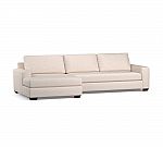 Big Sur Square Arm Upholstered Sofa Double Wide Chaise Sectional $373 (Retail $3800?)