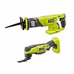 RYOBI ONE+ 18V Cordless 2-Tool Combo Kit $59