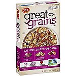 16oz Post Great Grains Raisins, Dates & Pecans Whole Grain Cereal $1.59
