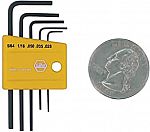 5-Piece Wiha Mini L-Key Short Hex Set (SAE) $3.87