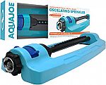 Aqua Joe Indestructible Metal Base Oscillating Sprinkler $15