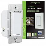 Enbrighten 55258 Z-Wave Plus In-Wall Smart Fan Control, Gen5, White + Light Almond $10 (Reg. $45)
