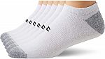 6-Pairs Champion Men's Double Dry No Show Running Socks White $7, Black $7.55