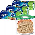 90-Count Ziploc XL Sandwich Bags $5.67 and more