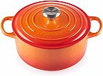 7.25 qt Le Creuset Enameled Cast Iron Signature Round Dutch Oven $250