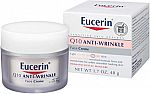 Eucerin Q10 Anti-Wrinkle Unscented Sensitive Skin 1.7 Oz Face Cream (2 for $14)