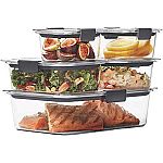 Rubbermaid Brilliance Leak-Proof Food Storage Containers, Set of 5 $17.99