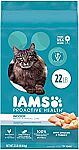 22-lbs IAMS Proactive Health Adult Cat Food (Chicken, Turkey, and Garden Greens) $22.30