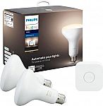 Philips Hue White BR30 Starter Kit - White $33