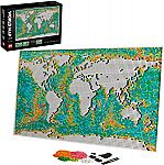 LEGO Art World Map 31203 Building Kit (11,695 Pieces) $174.99 + $30 Kohls Cash