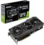 ASUS TUF Gaming NVIDIA GeForce RTX 3070 Ti OC Edition Graphics Card $630